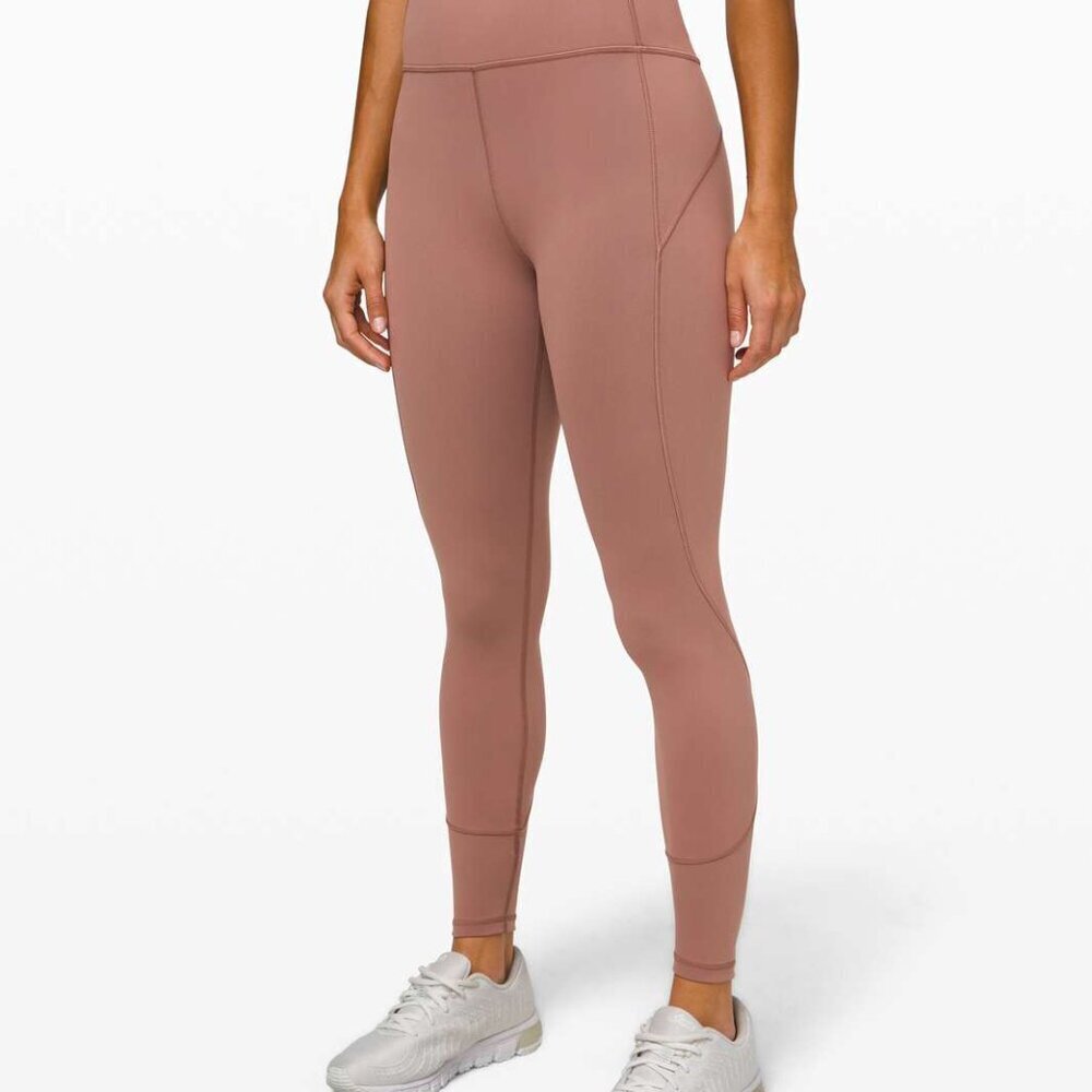 Lululemon In Movement Tight 25" *Everlux Spanish Oak